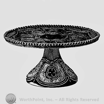 Glass pattern: No. 160; cake stand.