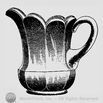Glass pattern: Continental; creamer.