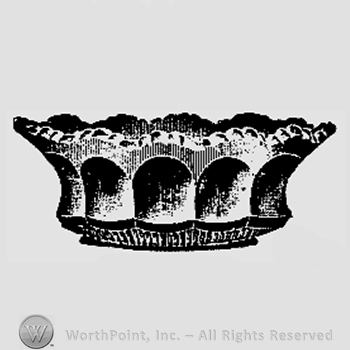 Glass pattern: Colonial; nappy.