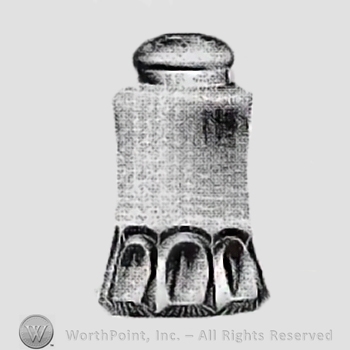 Glass pattern: No. 221; salt shaker.
