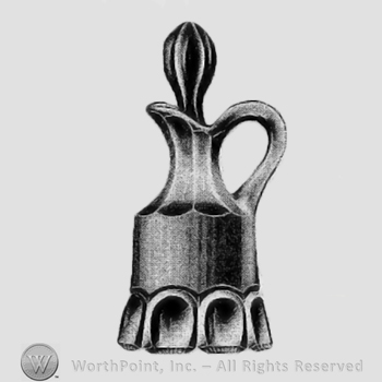 Glass pattern: No. 221; oil bottle.