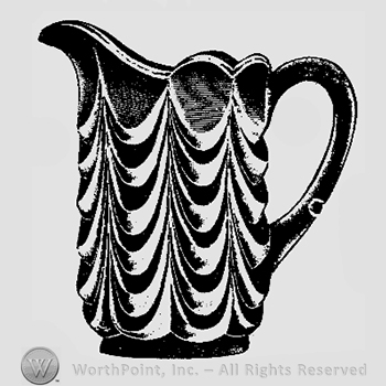 Glass pattern: No. 1300; creamer.