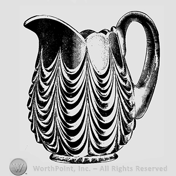 Glass pattern: No. 1300; pitcher.