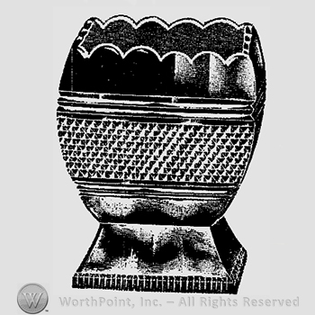 Glass pattern: Hartford; creamer.
