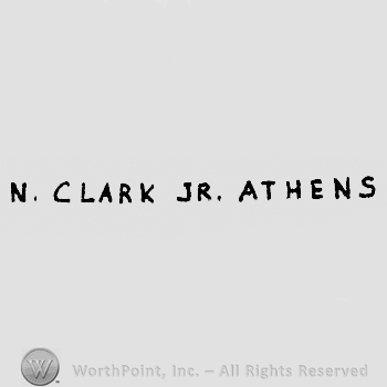 N. Clark Jr. Athens written
