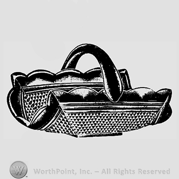 Glass pattern: Hartford; basket.