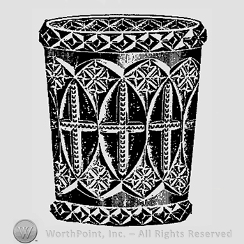 Glass pattern: No. 1303; tumbler.