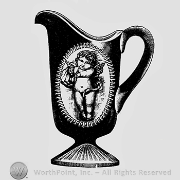 Glass pattern: No. 1166; pitcher.