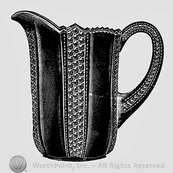 Glass pattern: No. 1001; pitcher.