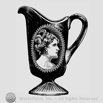Glass pattern: No. 1166; pitcher.