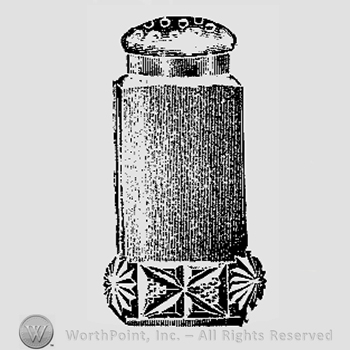 Glass pattern: No. 956; salt shaker.