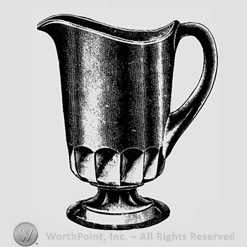 Glass pattern: No. 162; jug.