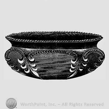 Glass pattern: Priscilla; berry bowl.