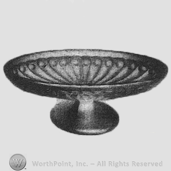 Glass pattern: Nearcut Chelsea; footed plate.