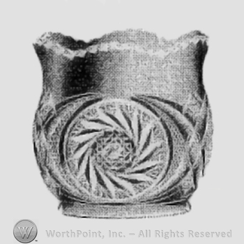 Glass pattern: Aztec; spooner.