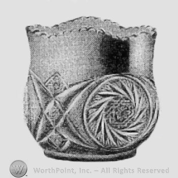 Glass pattern: Aztec; spooner.
