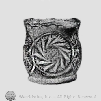 Glass pattern: Aztec; spooner.