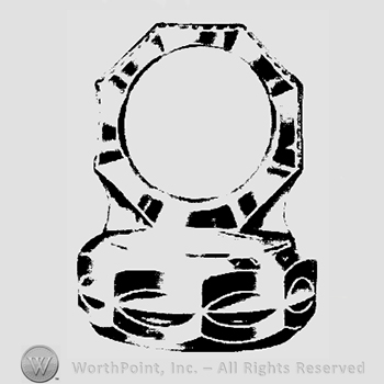 Glass pattern: unnamed; napkin ring.