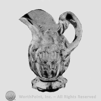 Glass pattern: Colonial; creamer.