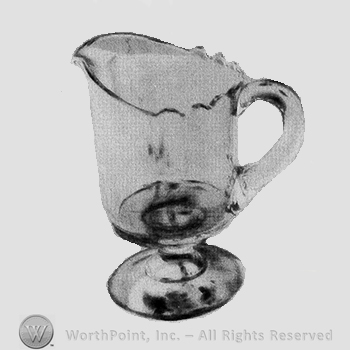 Glass pattern: Utility; creamer.
