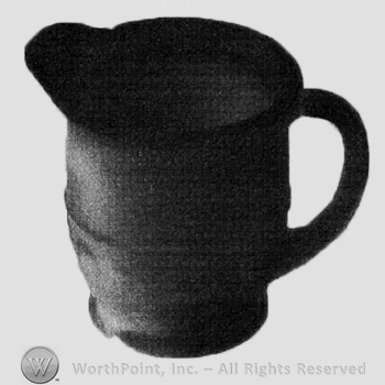 Glass pattern: Tossed Swirls; creamer.