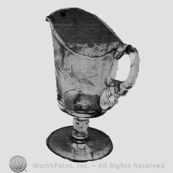 Glass pattern: Harmony; creamer.
