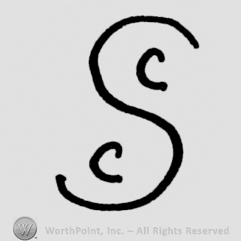 An S with 2 smaller C inside it