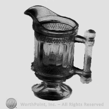 Glass pattern: Star and Pillar; creamer.
