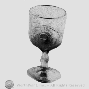 Glass pattern: Cameo; goblet.