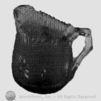 Glass pattern: English Daisy; creamer.