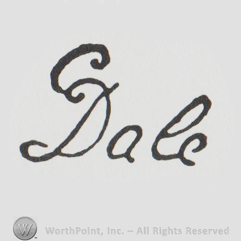 the word DALC handwritten with a small C above the letter D
