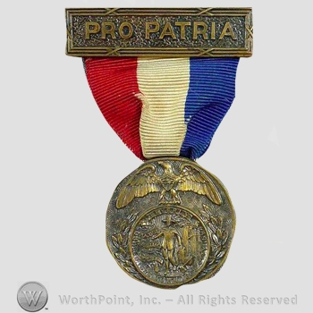 WWI Army Medal : Beverly Massachusetts Service Medal.