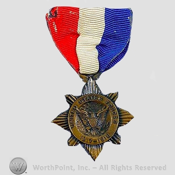 WWI Army Medal : Guernsey County Ohio Service Medal.