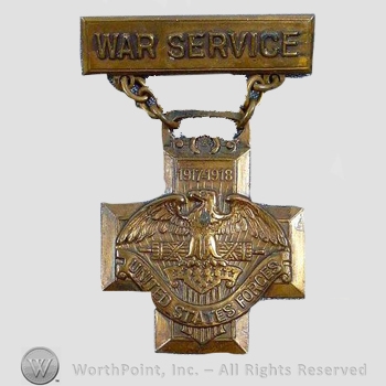 WWI Army Medal : Allen County Ohio Service Medal.
