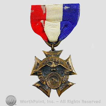 WWI Army Medal : Windham Connecticut Service Medal.