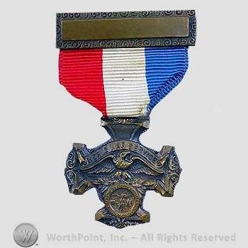 WWI Army Medal : Utica New York Service Medal.