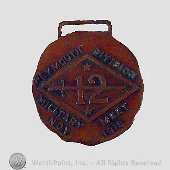 WWI Army Medal : 12th Division Named Parade Award .