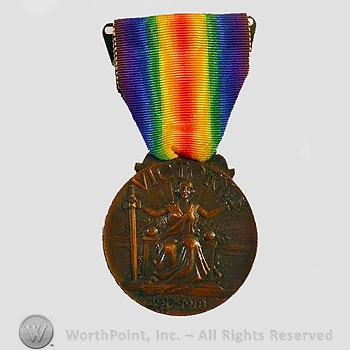 WWI Army Medal : Allentown and Lehigh County, PA, Service Medal.