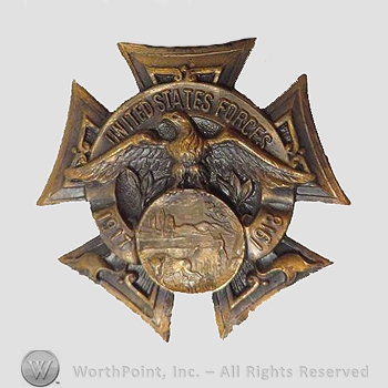 WWI Army Medal : Wabash County Indiana Service Medal.