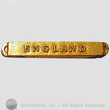WWI Army Medal : US Army Miniature Victory Medal England Bar.