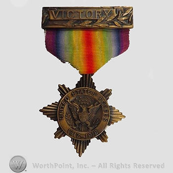 WWI Army Medal : St Joseph Co Indiana WWI Service Medal.