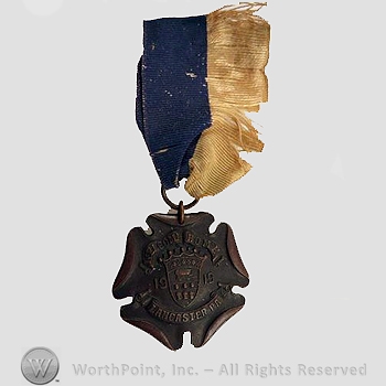 WWI Army Medal : Lancaster Pa WWI Service Medal.