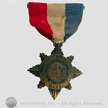 WWI Army Medal : Sommerville Mass Service Medal.