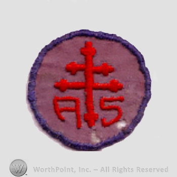 WWI Army Patch : Advanced Service of Supply.
