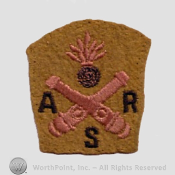 WWI Army Patch : Artillery Repair Service.