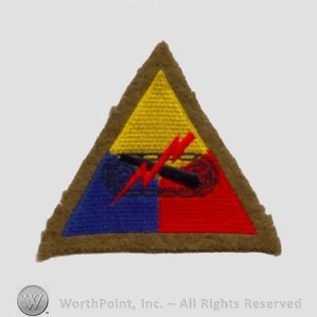 WWI Army Patch : Armored Tank Corps.