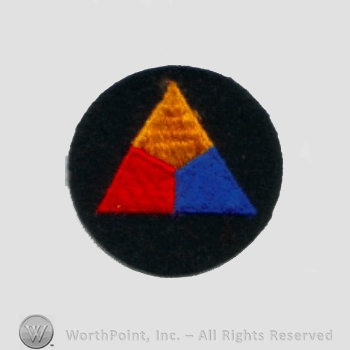 WWI Army Patch :  Armored Units.