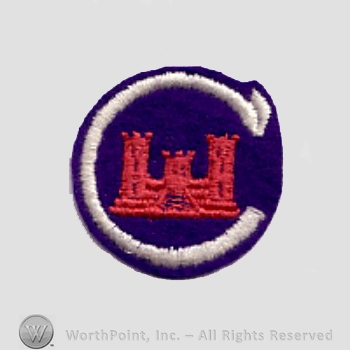 WWI Army Patch : Corps of Engineers.