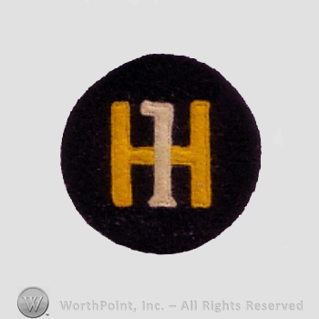 WWI Army Patch : Hospital attached to 1st Army.