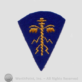 WWI Army Patch : Liaison Services Patch King.